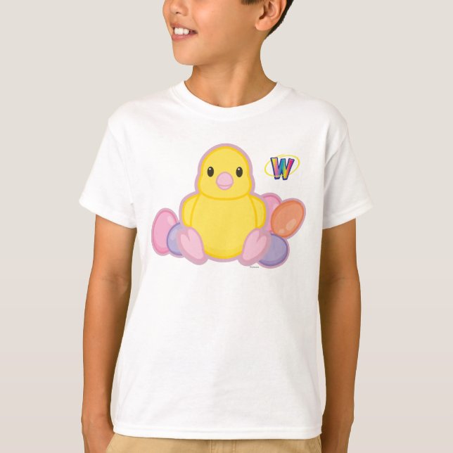 Lil Spring Chick Pattern T-Shirt (Front)