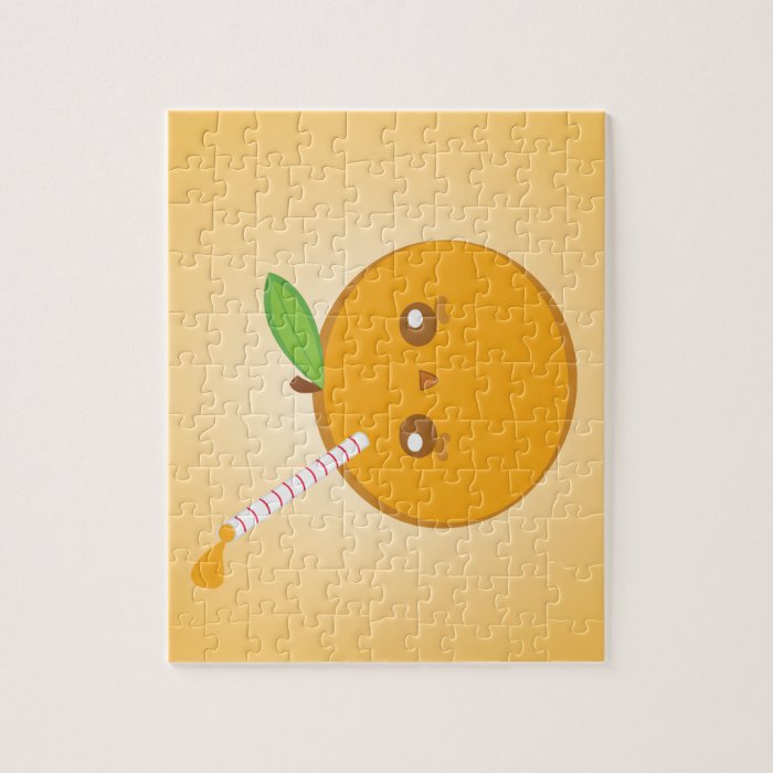 Lil’ Squirt Cute Baby Orange Puzzle