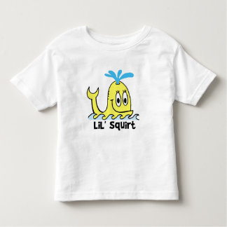 lil squirt for the kiddies or small people toddler t-shirt