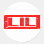 Lil Stamp Classic Round Sticker