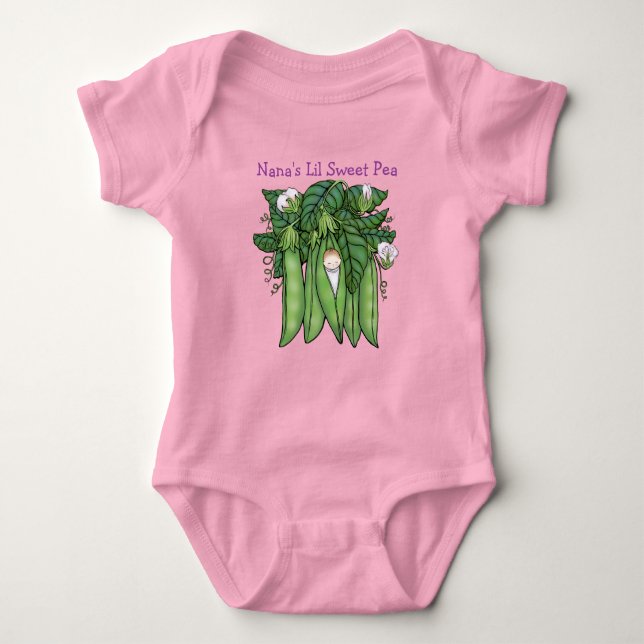 Lil Sweet Pea Baby Bodysuit (Front)
