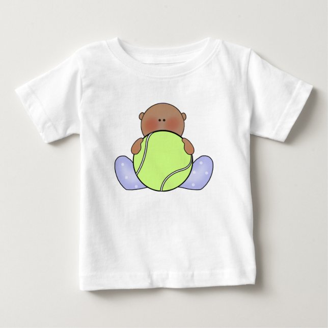 Lil Tennis Baby Boy - Ethnic Baby T-Shirt (Front)