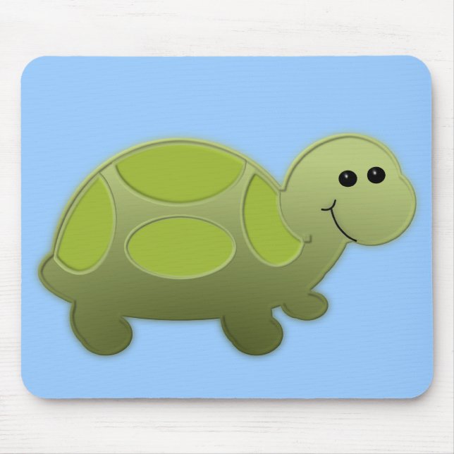 Lil turtle mouse pad (Front)