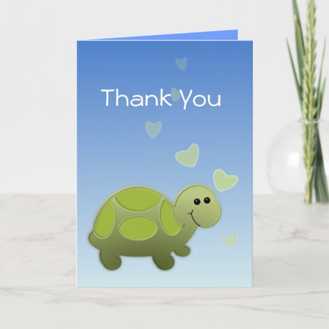 Lil Turtle Thank you Card (Front)