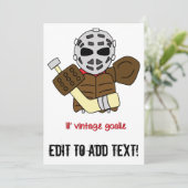 Lil' Vintage Hockey Goalie (Standing Front)