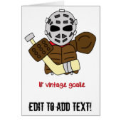 Lil' Vintage Hockey Goalie (Front)