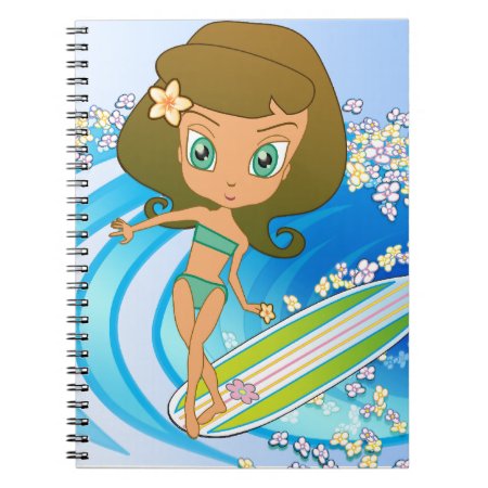 Lil' Wahine Wave Writer Notebook
