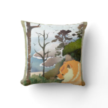 LIL WEATHER  Chow -Throw Pillow