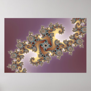 Lila - Fractal Poster