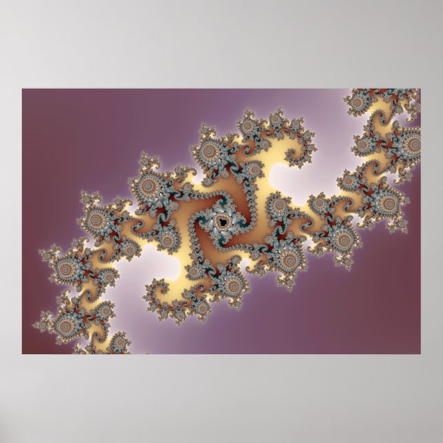 Lila - Fractal Poster (Front)