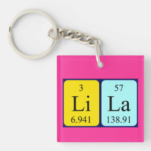 Lila periodic table name keyring