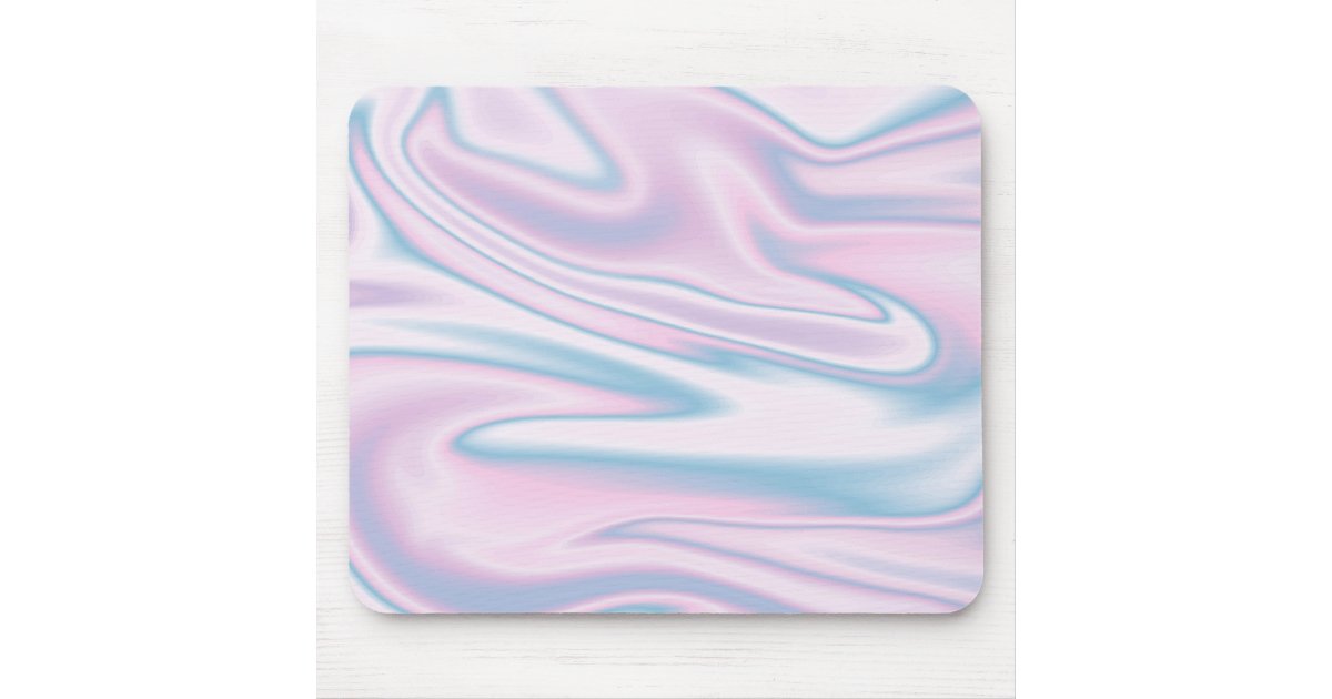 Lilac and Blue Print Mouse Pad | Zazzle