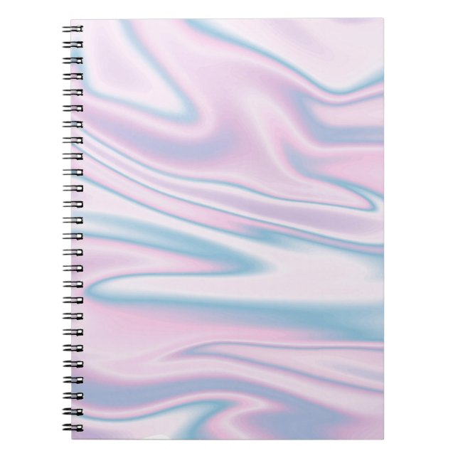 Lilac and Blue Print Notebook (Front)