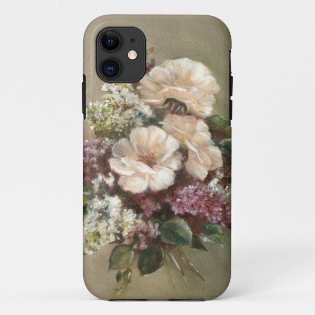 Lilac and Rose bouquet Case-Mate iPhone Case (Back)