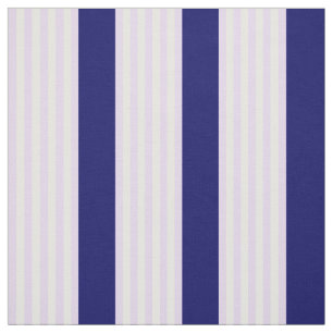 Lilac and white stripes pattern with navy blue fabric