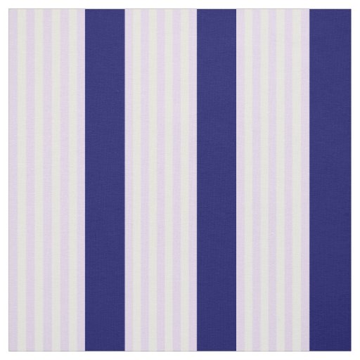 Lilac and white stripes pattern with navy blue fabric