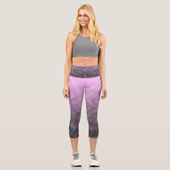 Lilac Ash Capri Leggings (Front)
