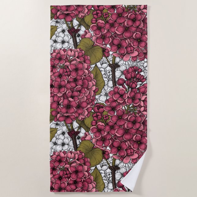 Lilac Beach Towel (Front)