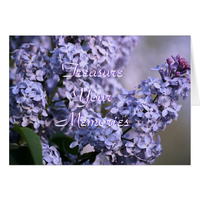 Lilac Blooming  customize any occasion Greeting Card