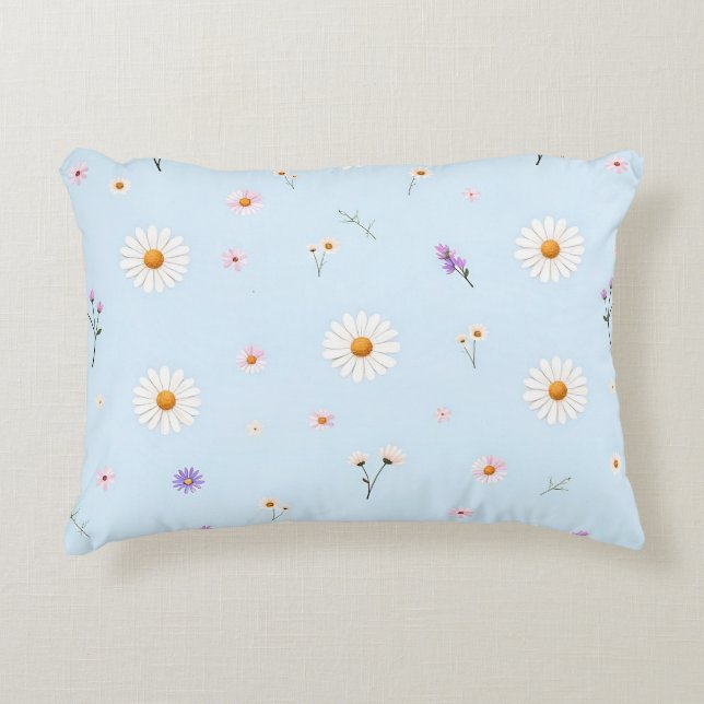 Lilac Bloomlets  Accent Pillow (Front)