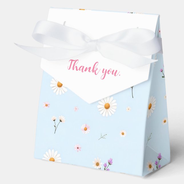 Lilac Bloomlets Favor Boxes (Front)