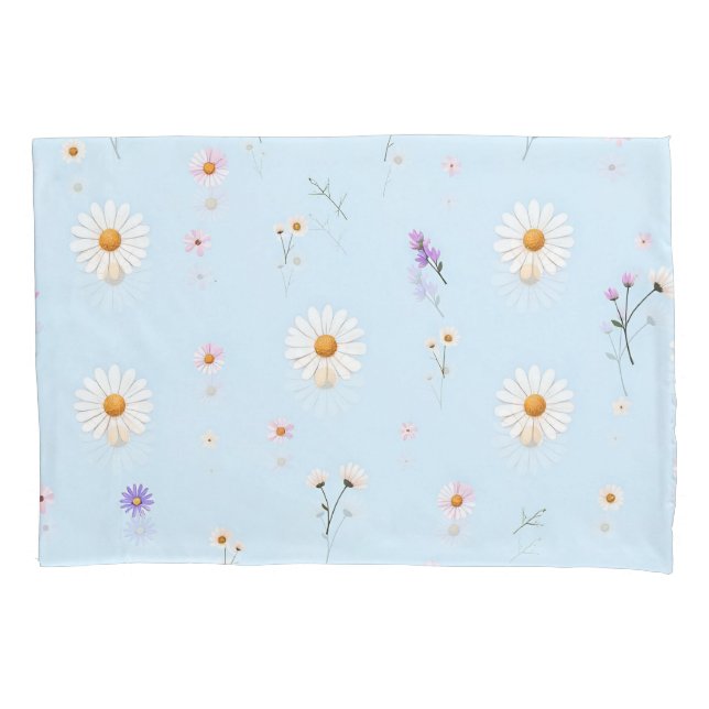 Lilac Bloomlets  Pillow Case (Front)
