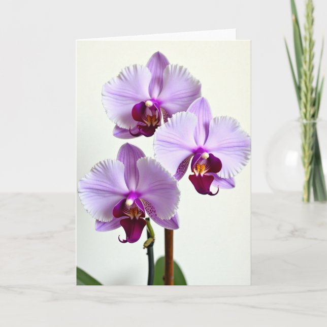 Lilac Blooms Mothers Day Card (Front)