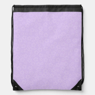Lilac Blossom Drawstring Bag
