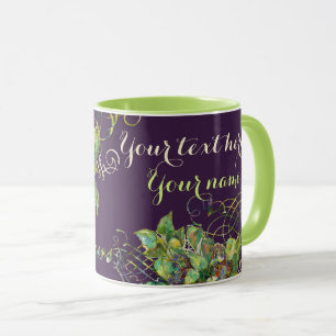 lilac blossoms mug