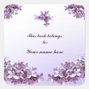 Lilac Bookplate