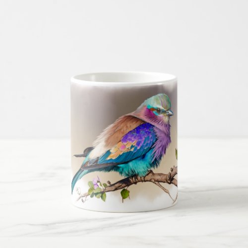 Lilac_Breasted Roller Bird Coffee Mug