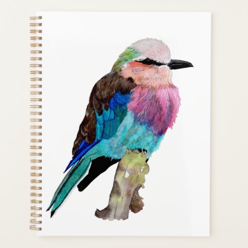 Lilac Breasted Roller Bird Planner