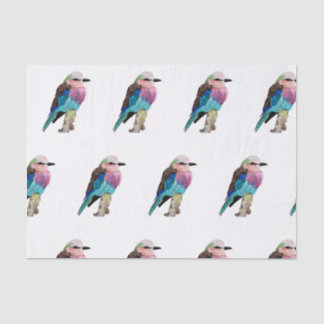 Lilac Breasted Roller Bird Tissue Paper