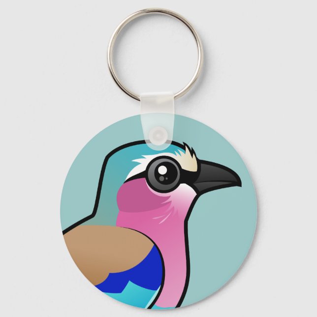 Lilac-breasted Roller Keychain (Front)