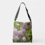 Lilac Bush Beautiful Purple Spring Flowers Crossbody Bag