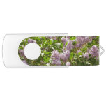 Lilac Bush Beautiful Purple Spring Flowers Flash Drive