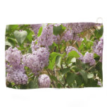 Lilac Bush Beautiful Purple Spring Flowers Golf Towel