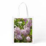 Lilac Bush Beautiful Purple Spring Flowers Grocery Bag