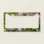 Lilac Bush Beautiful Purple Spring Flowers License Plate Frame