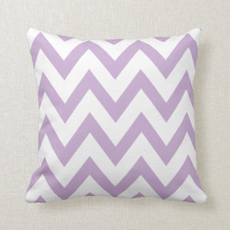 Lilac Chevron Throw Pillow