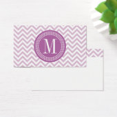 Lilac Chevron Zigzag Personalized Monogram (Desk)