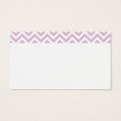 Lilac Chevron Zigzag Personalized Monogram (Back)