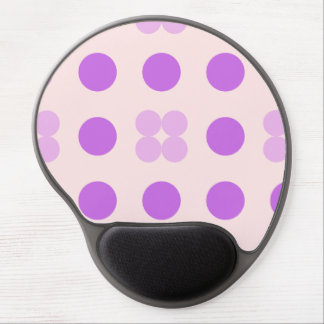 Lilac Circles Gel Mouse Pad