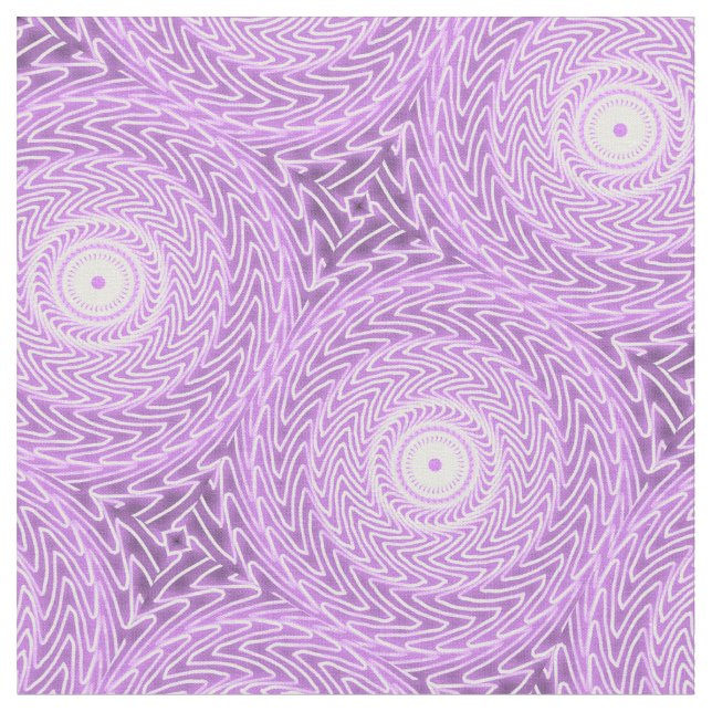 Lilac  circles pattern fabric (Close Up)