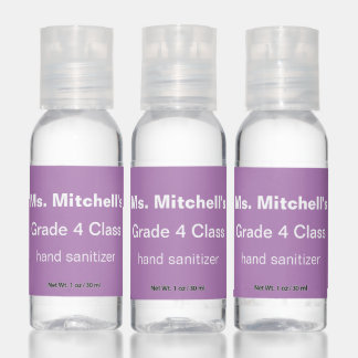 Lilac Classroom Hand Sanitizer