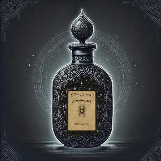 Lilac Cloven's Apothecary: Volcano Ash Sticker