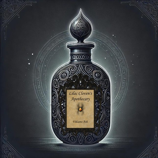 Lilac Cloven's Apothecary: Volcano Ash Sticker (Creator Uploaded)