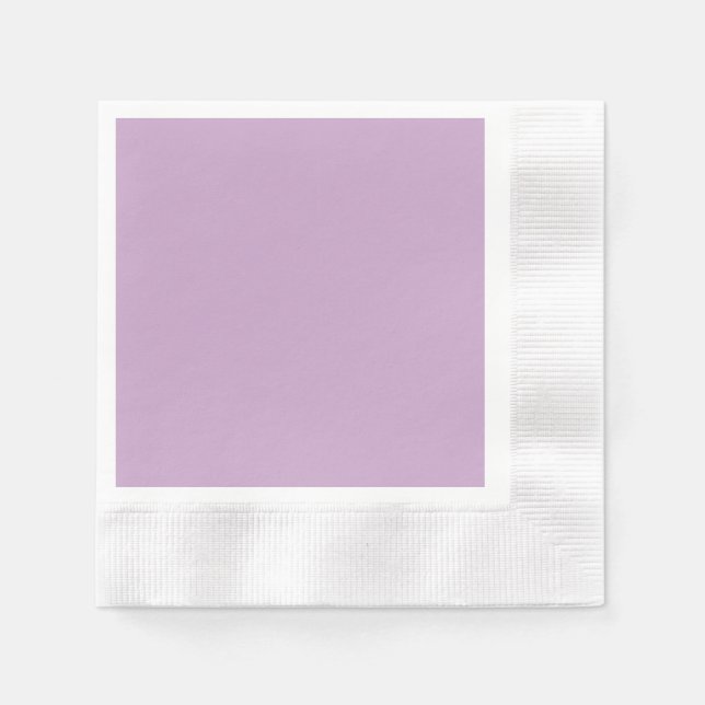 Lilac Coined Cocktail Paper Napkin (Front)