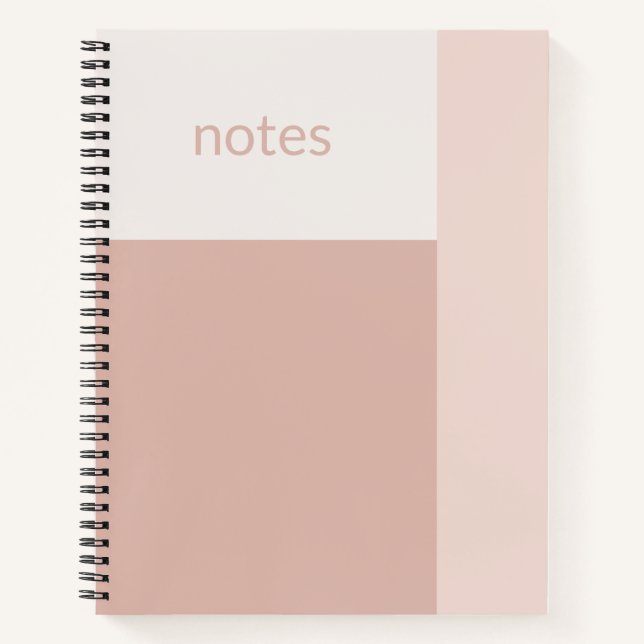 Lilac Cream Customizable Notebook (Front)