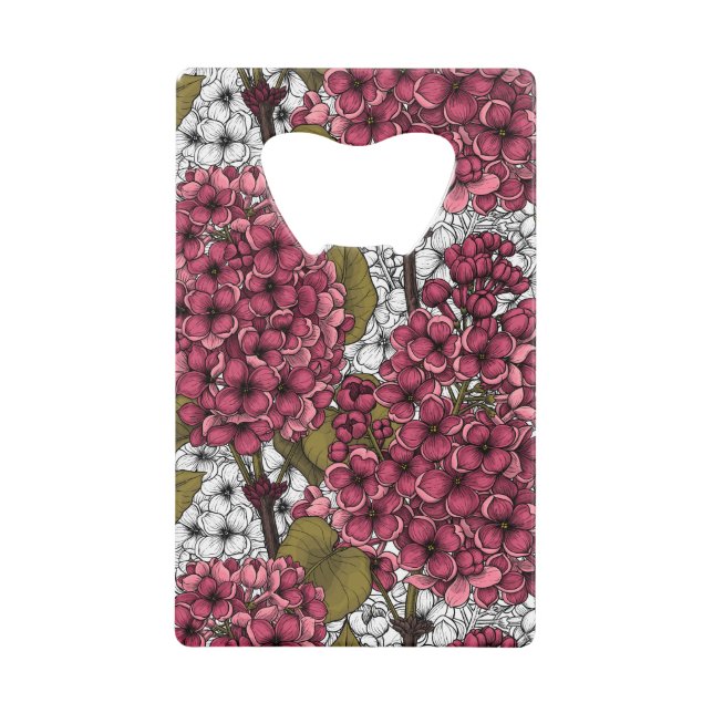 Lilac Credit Card Bottle Opener (Front)